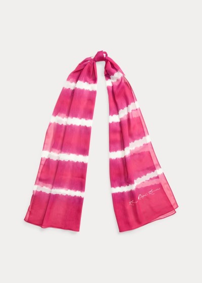 Bufandas Ralph Lauren Mujer Fucsia Claro - Julia Crinkle Chiffon - LYTXP6207